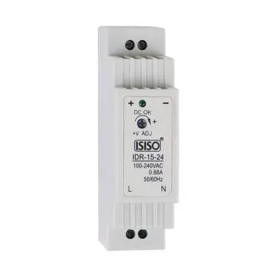 IHDR-15-05 - 15W 5VDC 3A Raya Montajlı Güç Kaynağı