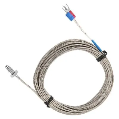 WRET-02 E-tip 0-400C M6 Termokupl - 5 Metre