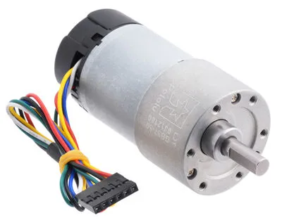 Pololu 50:1 Metal Redüktörlü Motor 37Dx70L HP 12V, 64 CPR Enkoderli PL-4753