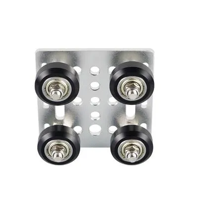 Openbuilds V Slot Rulmanlı Araba - 20x20mm Profil Uyumlu - Gümüş