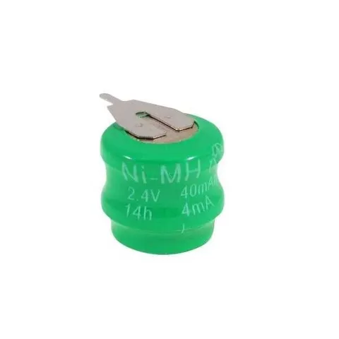 Power-Xtra 2.4V Ni-Mh 60mAh Şarjlı Buton Pil - 2 Pinli