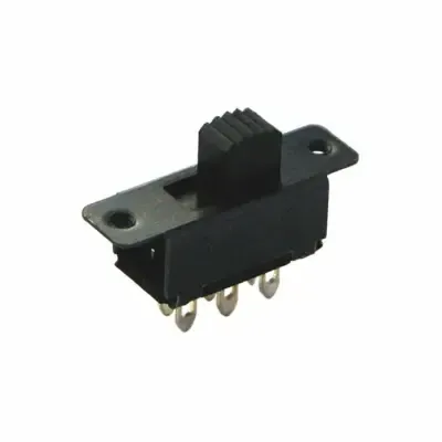 Kulaklı Sürgülü Slide Switch - 180 Derece, 6p, On-Off