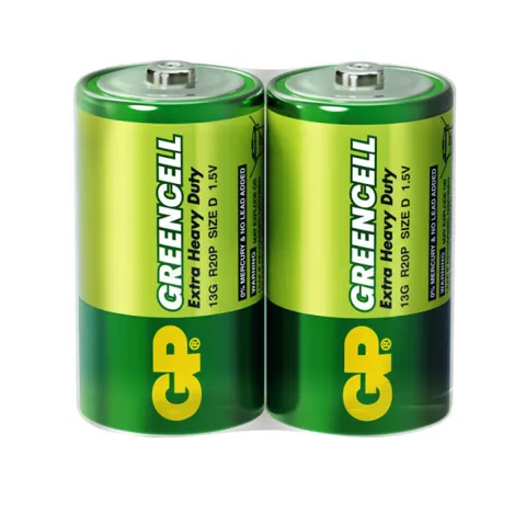 GP Batteries GP13G Greencell D Boy Kalın Pil 1.5 Volt - 2 Adet