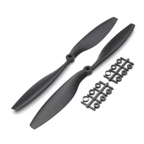 1045 Plastik Drone CW/CCW Pervane Seti-Siyah