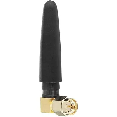 433Mhz RF 3dBi SMA Erkek 90 Derece Anten 5cm