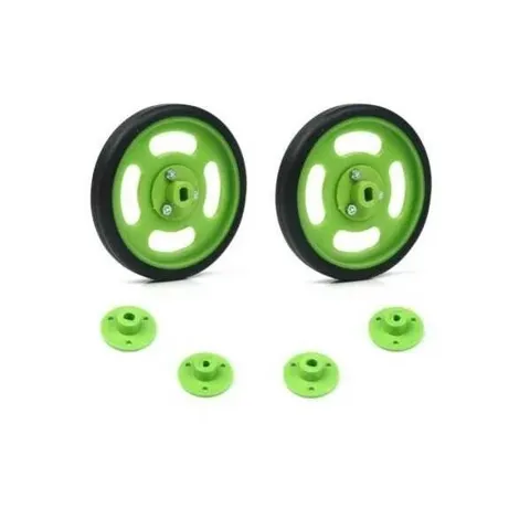 Geçmeli Tekerlek Seti 70x11mm - Yeşil