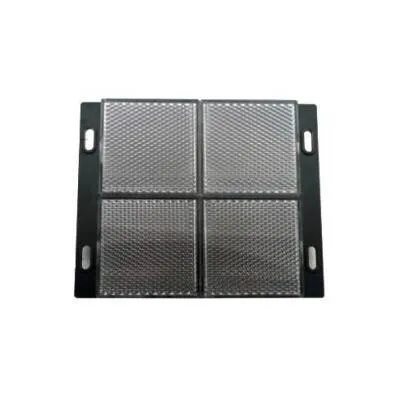 100x100mm Reflektör / Mesafe Sensörleri Uyumlu - Siyah