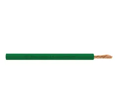 1 Metre SIAF 4 mm 6 Awg Tek damarlı Yanmaz silikon kablo YEŞİL