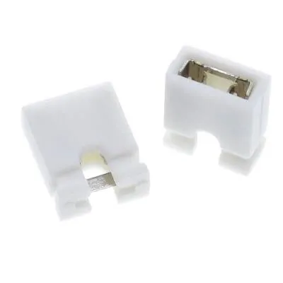 Kısa Devre Jumper 2.54mm Beyaz 2 Pin