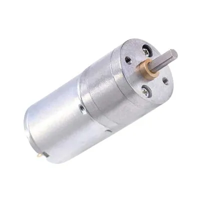 12V 25mm 280 RPM Redüktörlü DC Motor