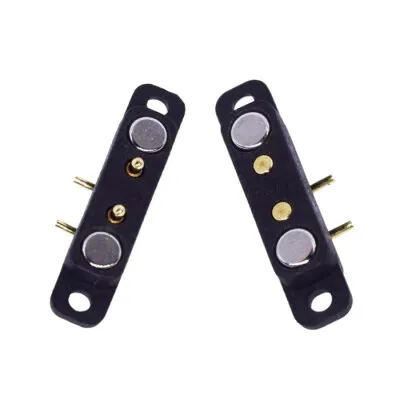 2-Pin 2.8mm 90C Pogo Pin Manyetik Konnektör Takımı - Kulaklı