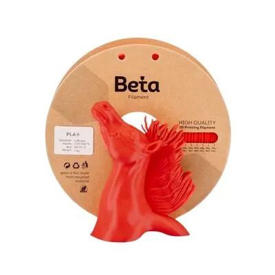 Beta PLA+ Filament - Neon Kırmızı (Fluorescent) - 1 Kg