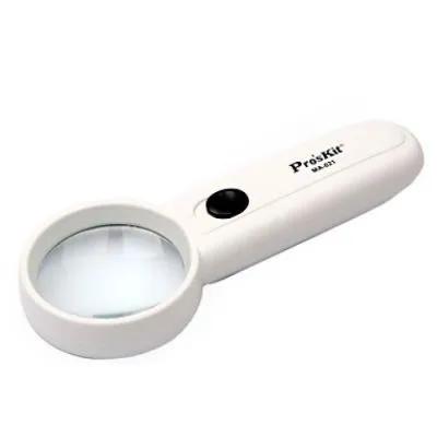 Proskit Işıklı Büyüteç MA-021