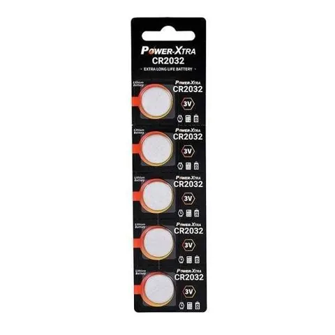 Power-Xtra CR2032 3V Lityum Düğme Pil 5'li