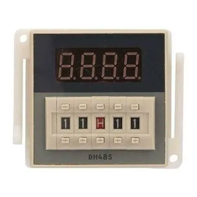 DH48S-1Z 110V Zaman Ayarlı Röle Modülü - Reset ve Durdurma Özellikli