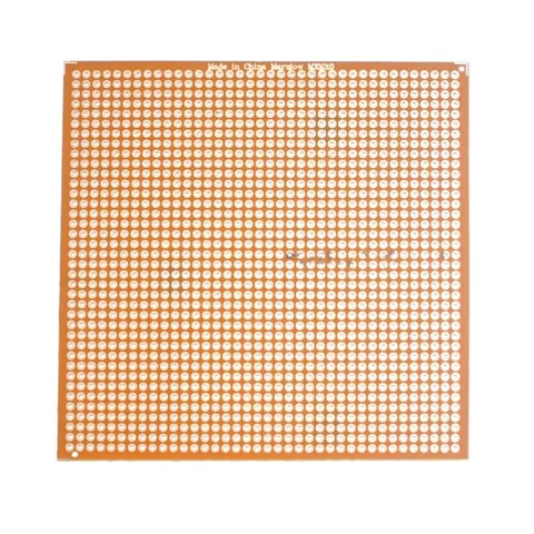 10x10 cm Delikli Pertinaks (Bakır) Tek Yüzlü