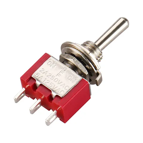 Mini Toggle Anahtar MTS-102L Uzun Kol ON-ON