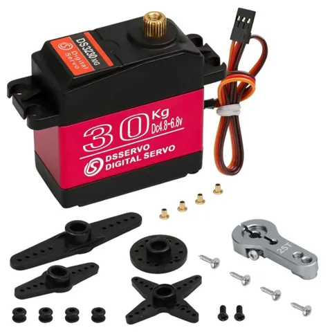 DSSERVO DS3230 Pro  30KG Su Geçirmez Dijital Servo Motor 180° 34KG/0.09sn@6.8V