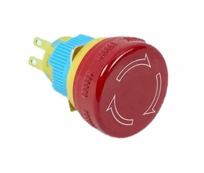 Acil Durum Bas Çevir Buton (Emergency Stop) - 2NC, 26mm Kafa