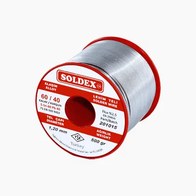 Soldex Lehim Teli 1.2mm 500gr | Sn60 - Pb40 (60/40) | 601205
