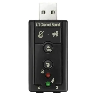 USB 7.1 Kanal Kulaklık + Mikrofon Ses Kartı