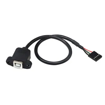 Panel Tipi USB-B Erkek - Dupont 5-Pin Dişi Anakart Kablosu