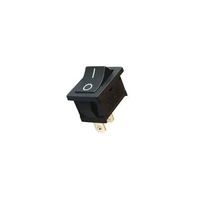 DC125B Işıksız Mini On / Off Anahtar 15mm 2P
