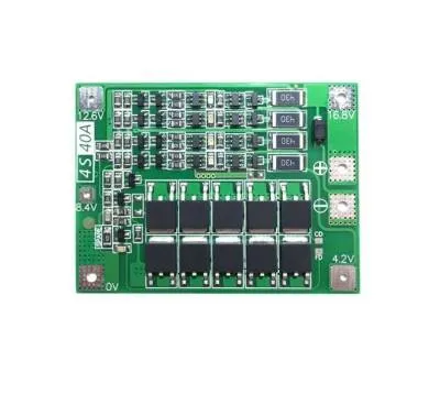 4S 40A LiPo & Lion & 18650 BMS Batarya Koruyucu Balans Devresi