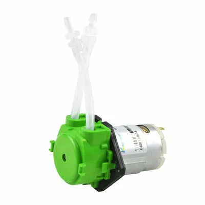 12V DC Peristaltik Dozaj Su Pompası - Yeşil