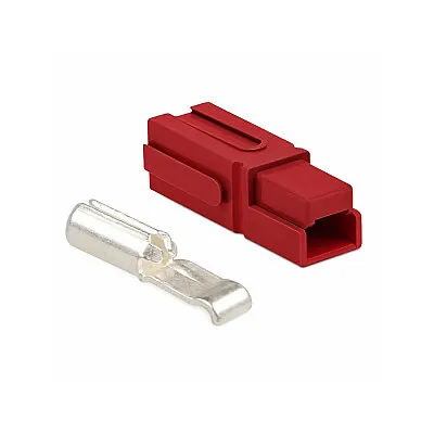 Tekli 30A 600V Anderson Power Akü Soketi - Kırmızı