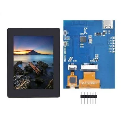 ESP32-C3 2.4 Inch 240x320 - Kapasitif Dokunmatik Ekran Geliştirme Kartı