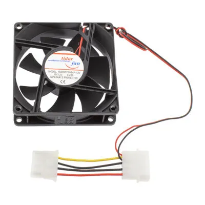 12V Aksiyel Fan - 80x80x25mm 0.18A 2.16W 3200rpm 4Pin