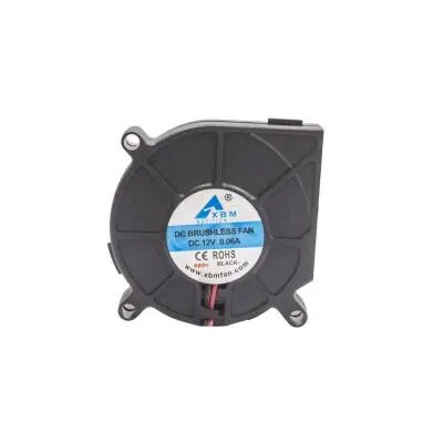 60X60X15mm 12V 0.06A 2P Salyangoz Fan