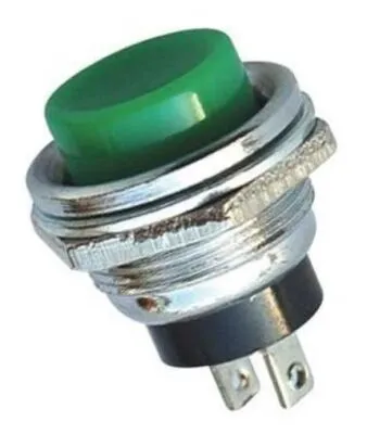 PBS-26B Metal Push Buton (IC-180) - 16mm, Yeşil