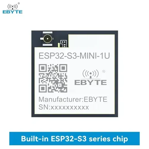 ESP32-S3-MINI-1U, Wi-Fi / Bluetooth Modül , 200m