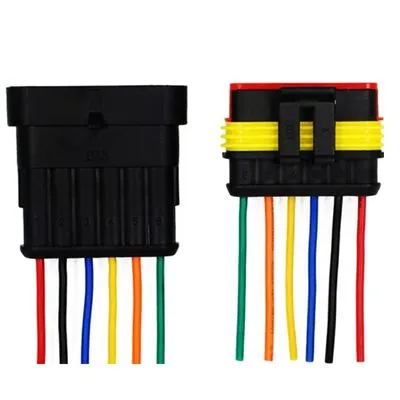 6 Pin Kablolu Su Geçirmez Konnektör Takım