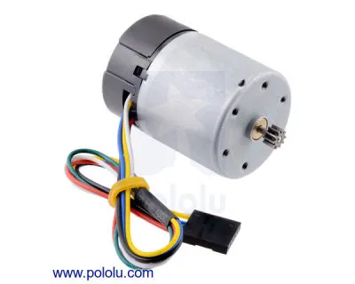 64 CPR Enkoderli 37D mm Metal Motor  ( Redüktörsüz , Spur Pinion ) PL-2821