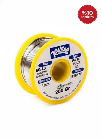 Kurtel Sn60/Pb40 Lehim Teli (200 gr. Makara) 1 mm