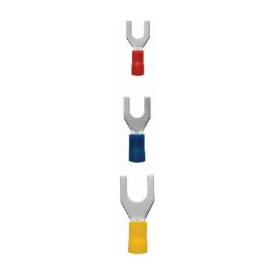 SV 2-4 1.50-2.50 mm Mavi Çatal Tip İzoleli Kablo Ucu 10 Adet