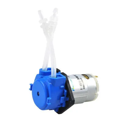12V DC Peristaltik Dozaj Su Pompası - Mavi