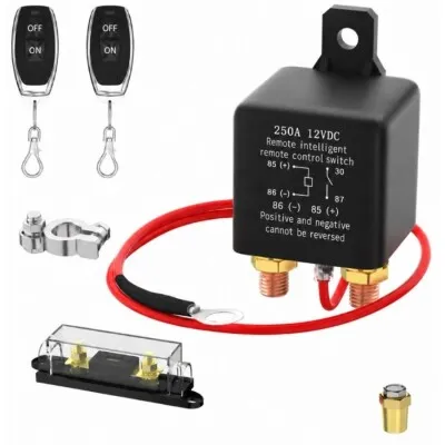WM686 12V 250A Uzaktan Kumandalı Akü Kesici Şalter Kiti