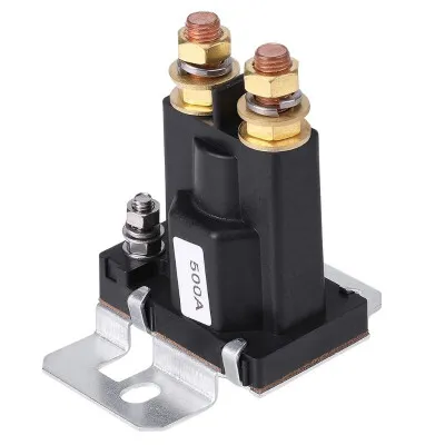 DC 24V 500A Yüksek Akım Oto Marş Rölesi 4 Pin SPST - Long Time