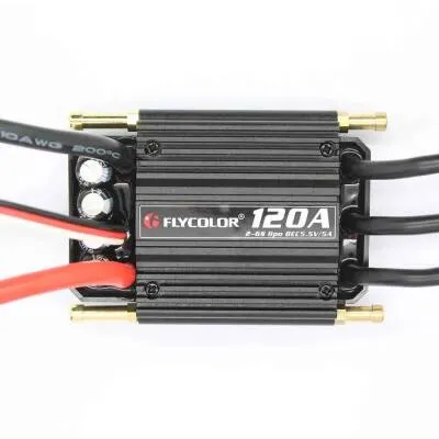 Flycolor Waterproof 120A 2-6S Brushless ESC 5.5V/5A BEC