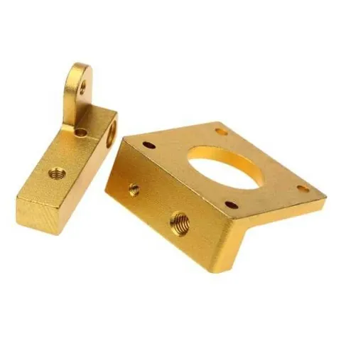 3D Yazıcı İçin Extruder Alüminyum Blok MK8 Sağ El Kısa - Tip A