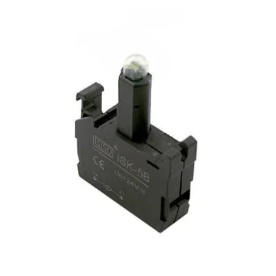 ISK-5B 24V Buton Işık Kontağı - Sarı