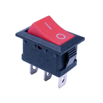 KCD1 Kırmızı Işıksız On/Off Anahtar 3 Pin