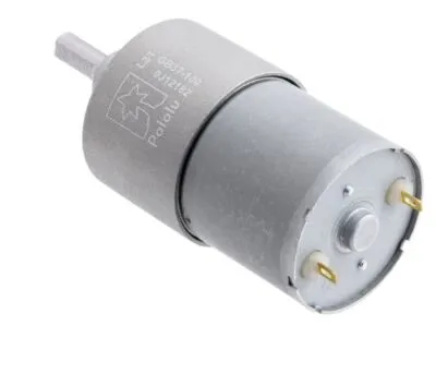 Pololu Metal Redüktörlü Motor 37Dx57L 12V, 100rpm, Helikal Pinyon, PL-4745