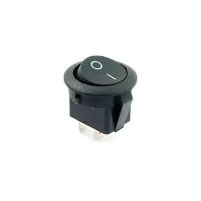 Off Anahtar (Rocker Switch) -  16mm Işıksız Yuvarlak