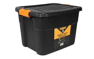 Mano NB-42 42L Çok Amaçlı Saklama Kutusu (Suya ve Dona Dayanıklı) - 8 adet (1 Koli)