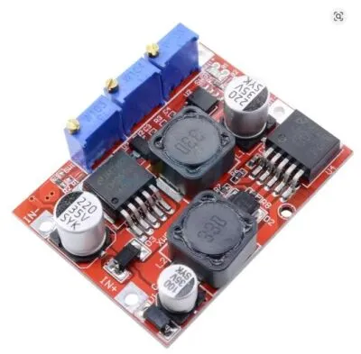 25V Ayarlanabilir Çıkış Buck - Boost Voltaj Regülatörü (LM2577 + LM2596)